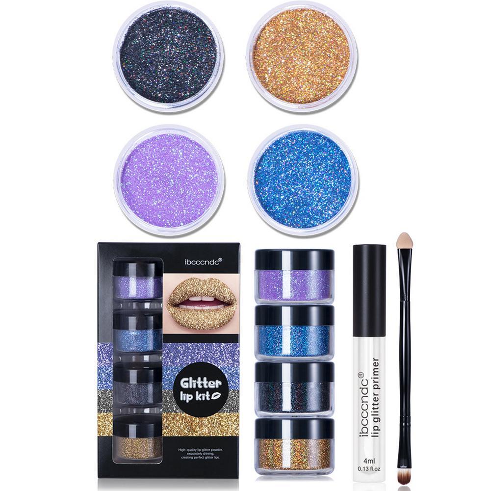 Glitzer-Lipgloss-Set – Funkelnde, hochpigmentierte Farben für langanhaltenden Glanz