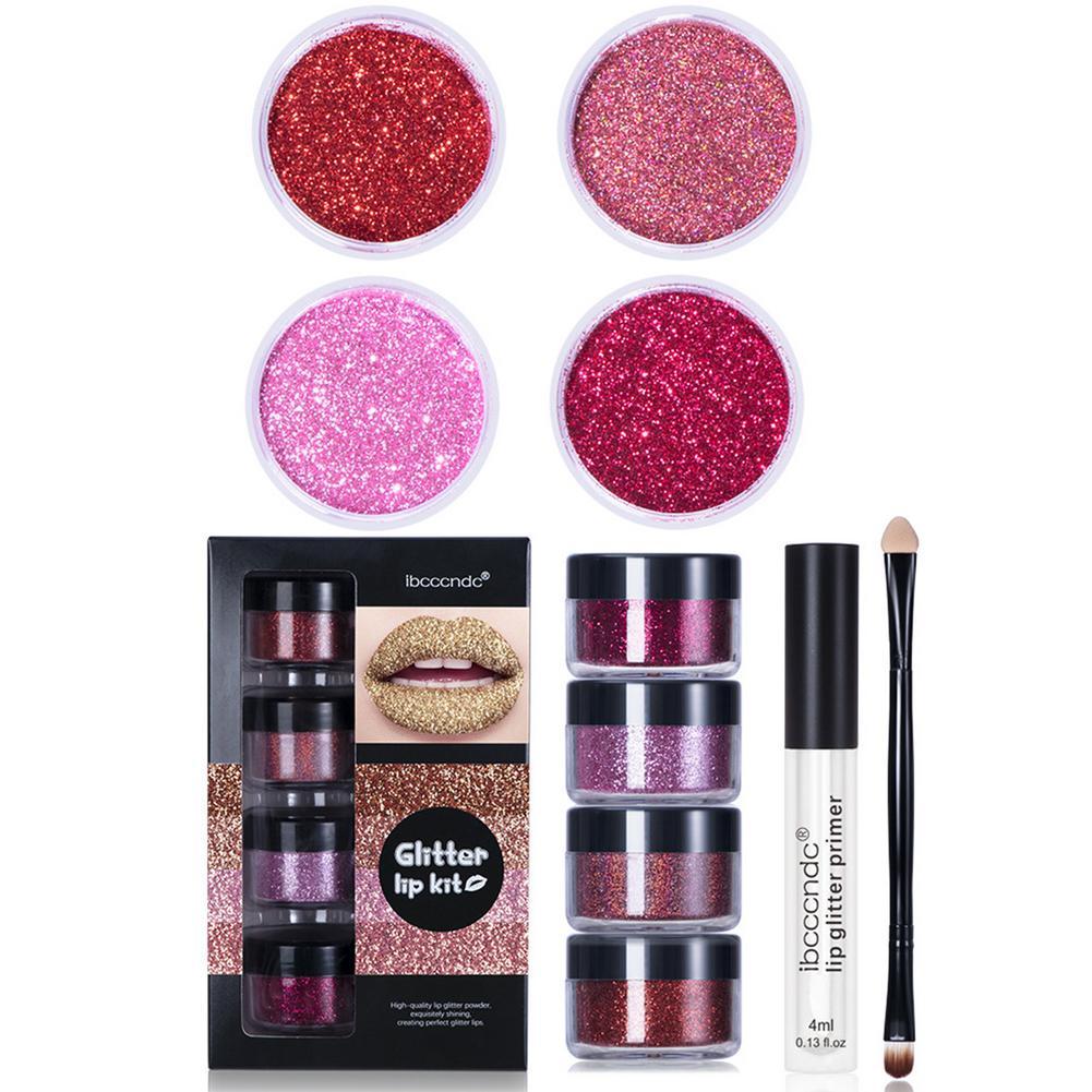 Glitzer-Lipgloss-Set – Funkelnde, hochpigmentierte Farben für langanhaltenden Glanz