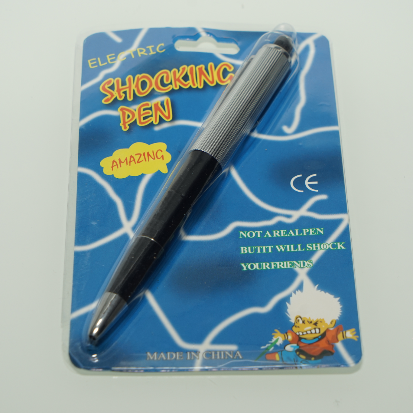 Stromschlag Kugelschreiber Scherzartikel – Lustiger Prank-Stift für Streiche & Überraschungen