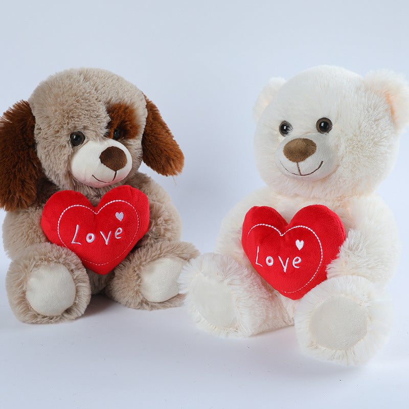 Kuschelteddybär mit Herz – Weicher Plüschbär