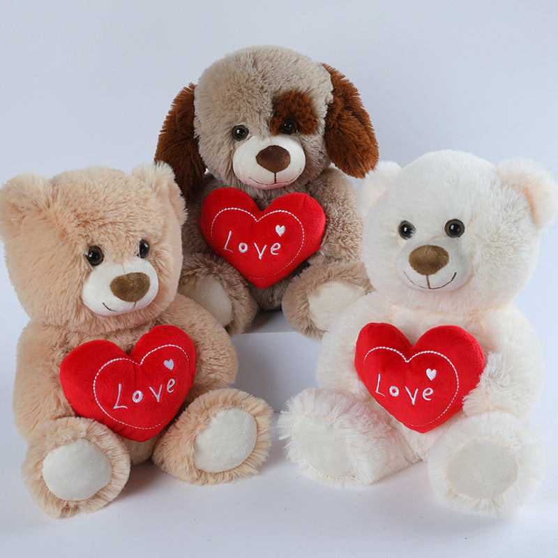Kuschelteddybär mit Herz – Weicher Plüschbär