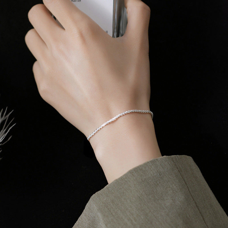 Elegantes Zirkon-Armband – Funkelnder Schmuck mit Sichelmond & Stern in Silber oder Gold