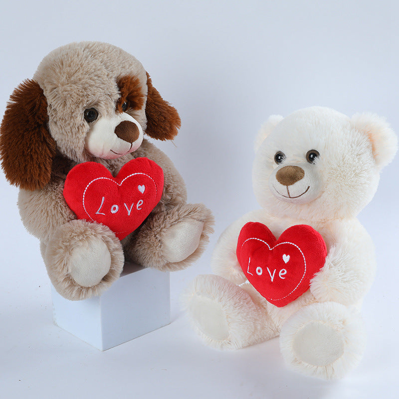 Kuschelteddybär mit Herz – Weicher Plüschbär