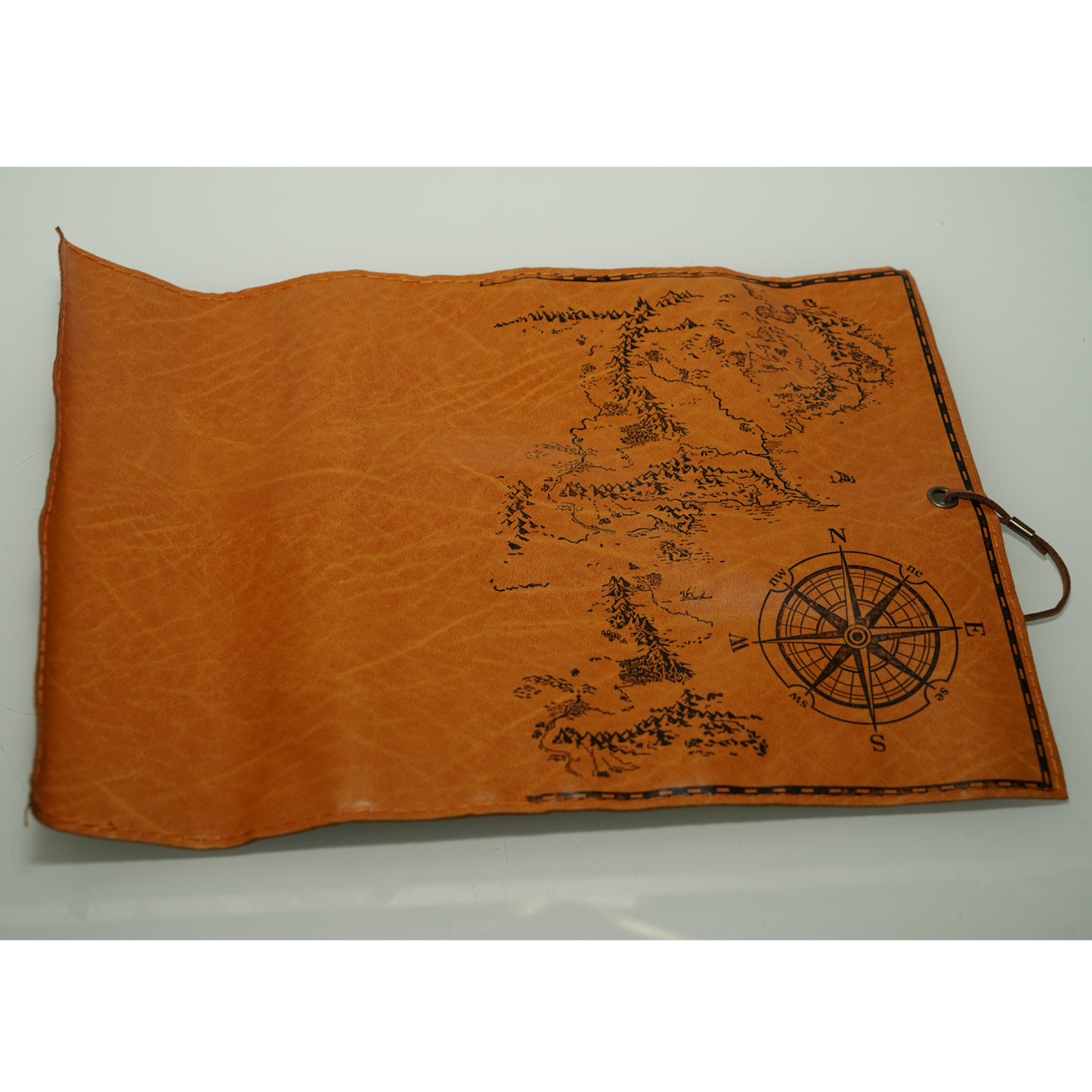 Vintage Rollmäppchen aus Leder – Stilvolles Federmäppchen für Stifte & Pinsel für unterwegs