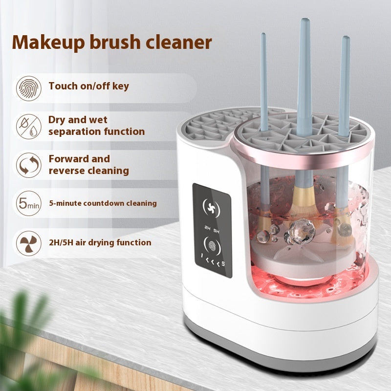 Elektrischer Make-up-Pinselreiniger mit Trockenfunktion – 5 Min. Reinigung & USB-Betrieb